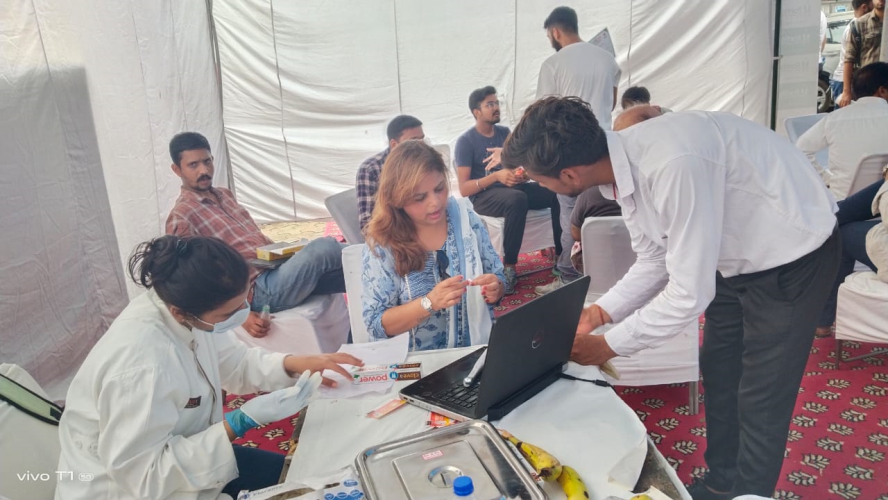 Health and Blood Donation Camp